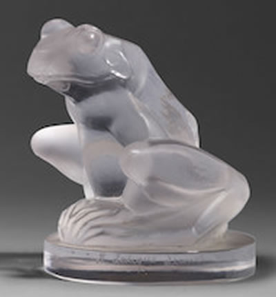R. Lalique Grenouille Car Mascot