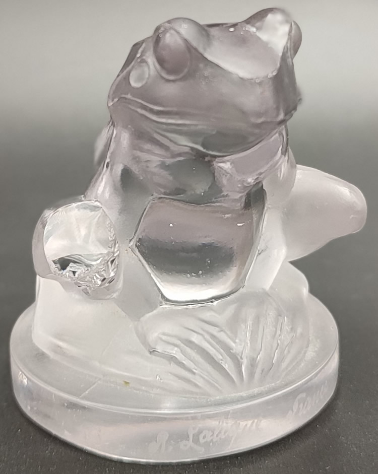 R. Lalique Grenouille Car Mascot