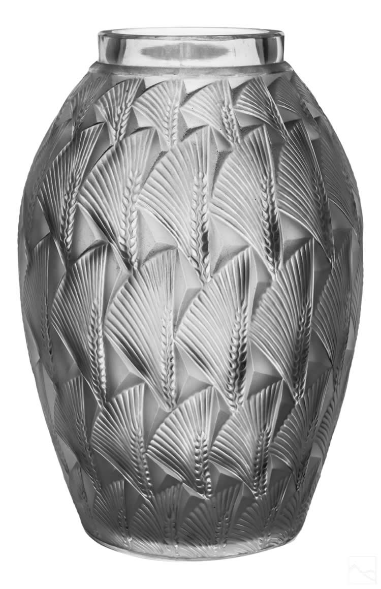 R. Lalique Grignon Vase