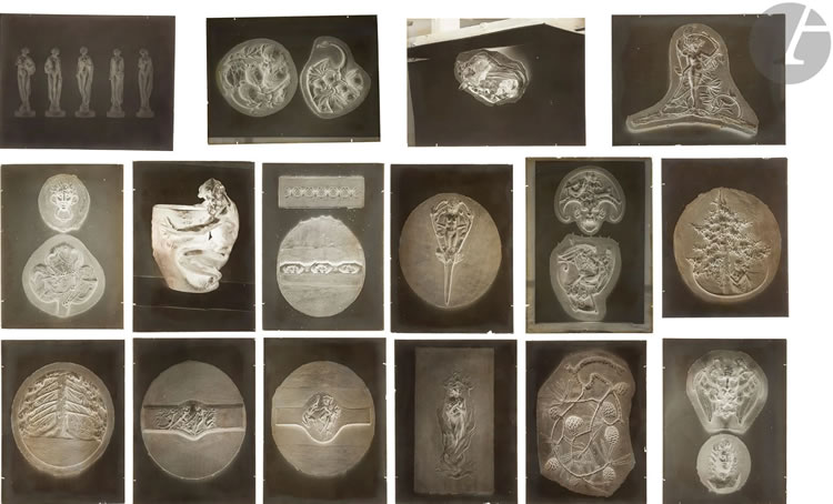 R. Lalique Forest Woman Silver Gelatin-Bromide Dry Plate 2 of 2
