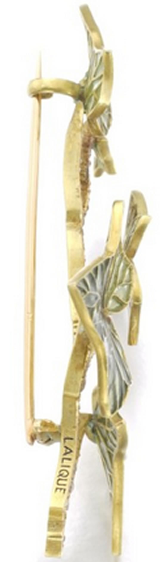 R. Lalique Hedera Helix Brooch 3 of 3