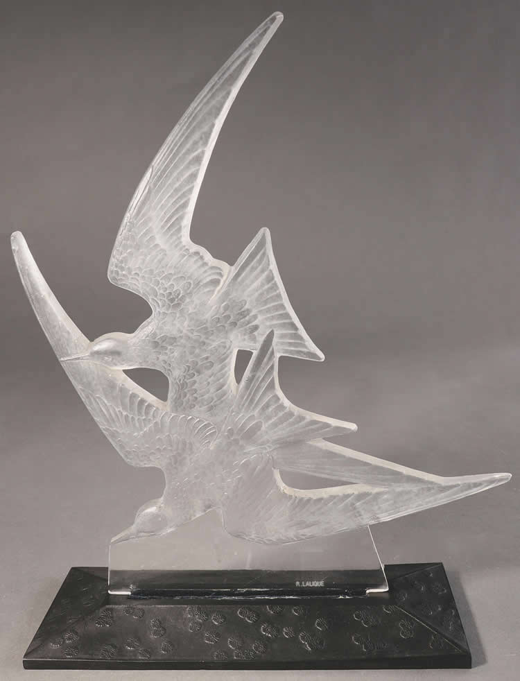 R. Lalique Hirondelles Decoration