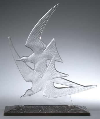 R. Lalique Hirondelles Decoration
