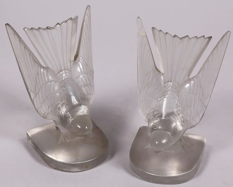 R. Lalique Hirondelle-B Serre-Livres