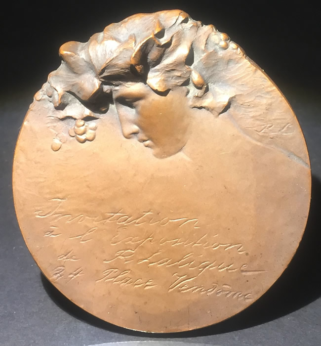 R. Lalique Invitation A L'Exposition De R. Lalique 24 Place Vendome Invitation
