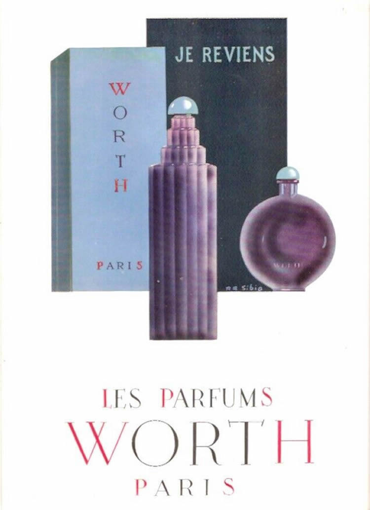 Rene Lalique Je Reviens April 1947 Advertisement