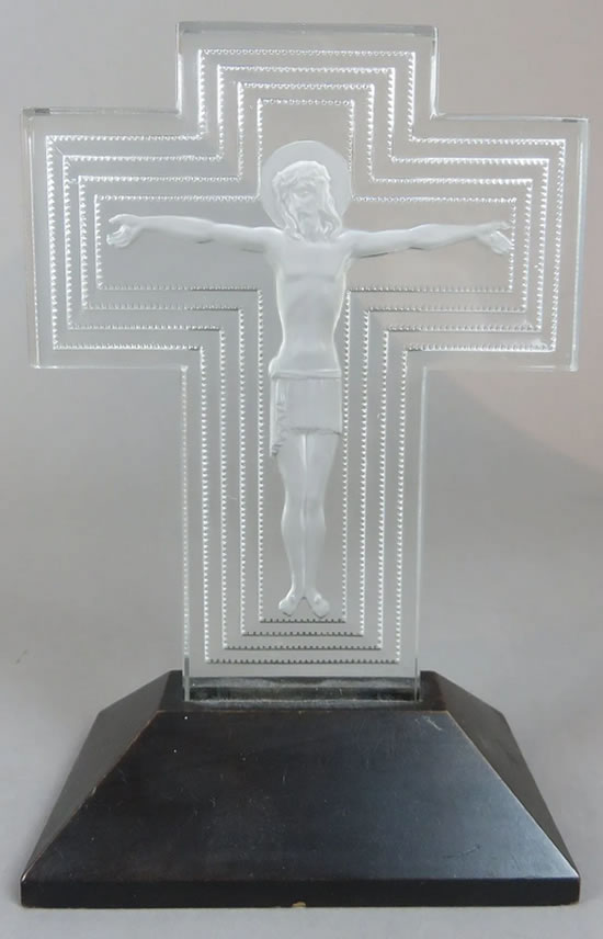 R. Lalique Jesus Christ Statue