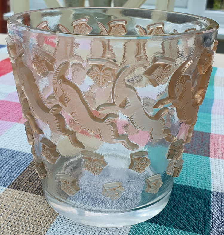 R. Lalique Jurancon Vase