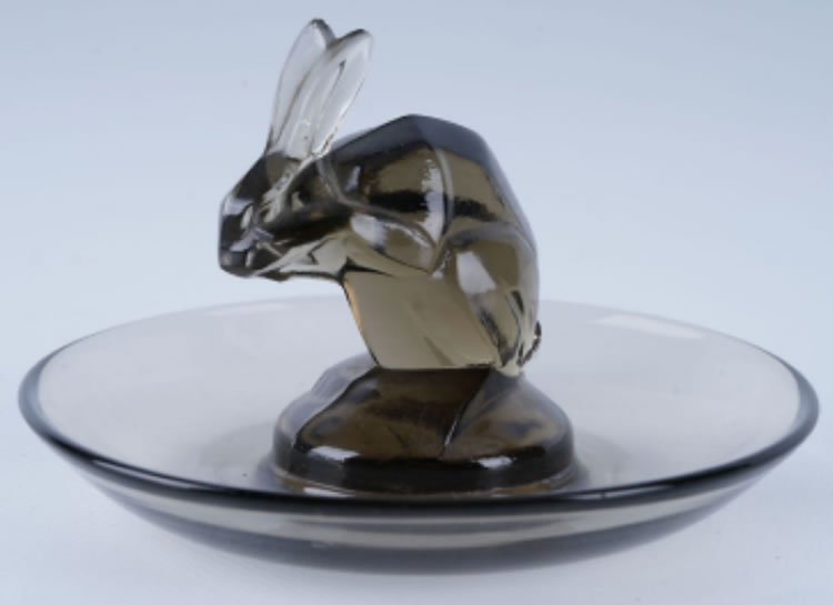R. Lalique Lapin Cendrier