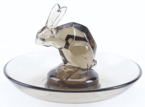 R. Lalique Lapin Pin Dish