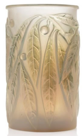 R. Lalique Laurier Vase