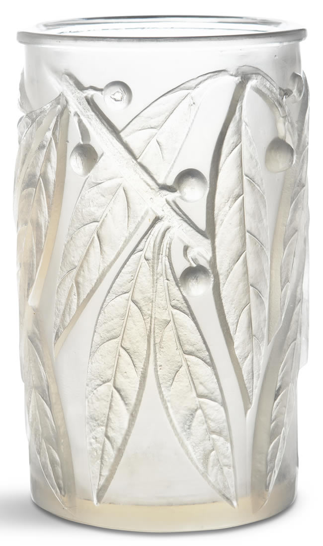 R. Lalique Laurier Vase