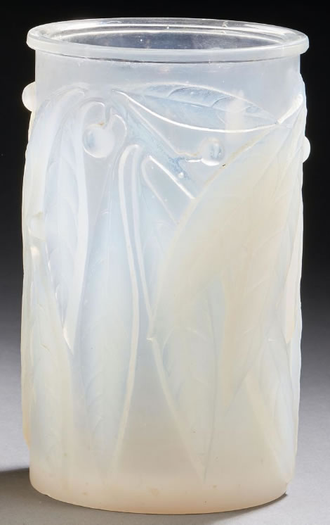 R. Lalique Laurier Vase