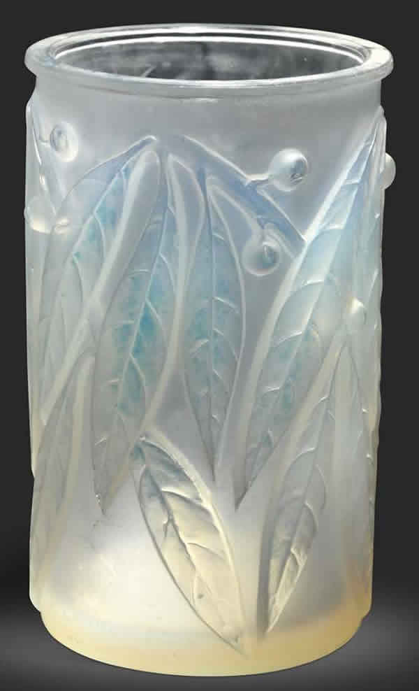 R. Lalique Laurier Vase