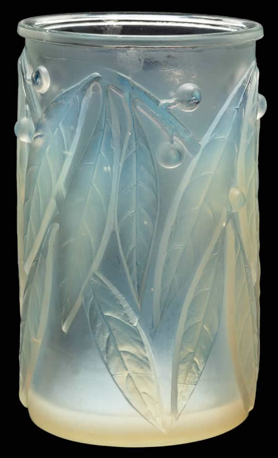 R. Lalique Laurier Vase