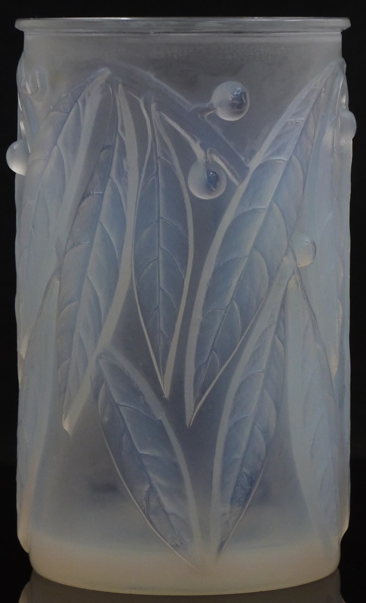 R. Lalique Laurier Vase