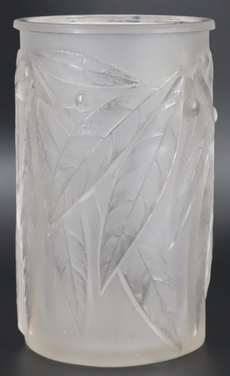 R. Lalique Laurier Vase