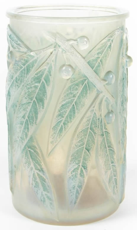 R. Lalique Laurier Vase