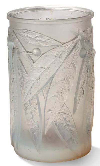 R. Lalique Laurier Vase