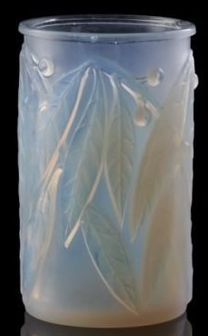 R. Lalique Laurier Vase