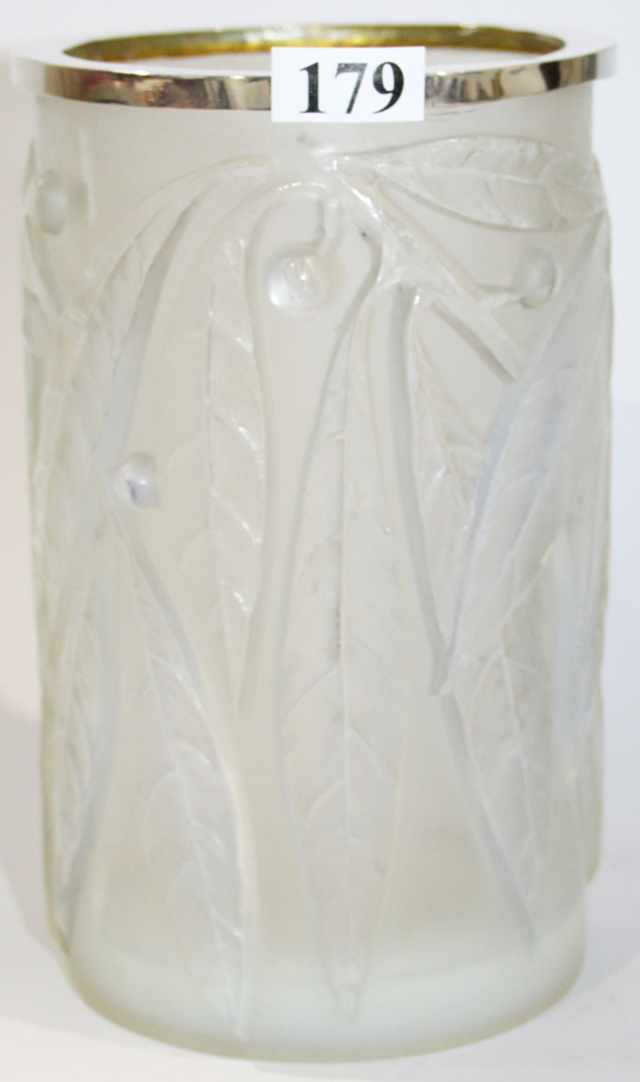 R. Lalique Laurier Vase