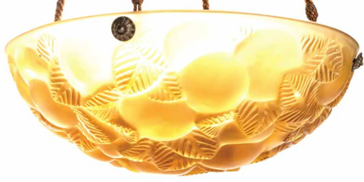 R. Lalique Lausanne Plafonnier