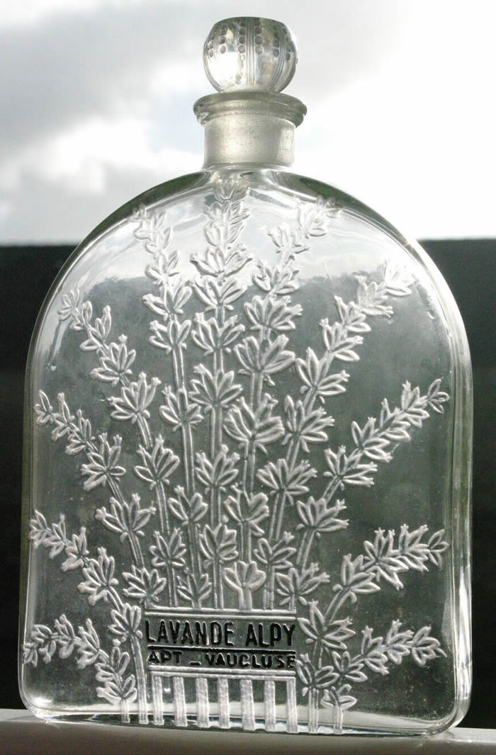 R. Lalique Lavande Alpy Perfume Bottle