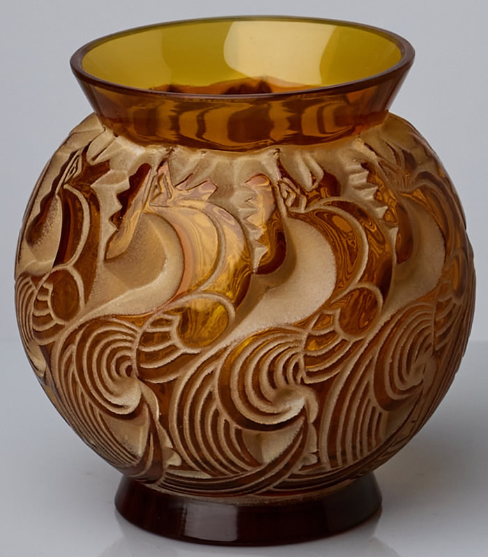 R. Lalique Le Mans Vase
