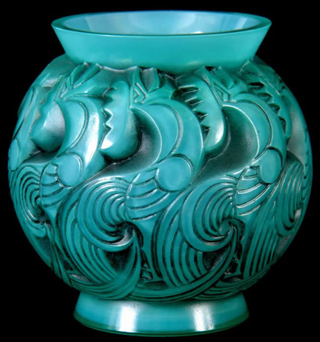 R. Lalique Le Mans Vase