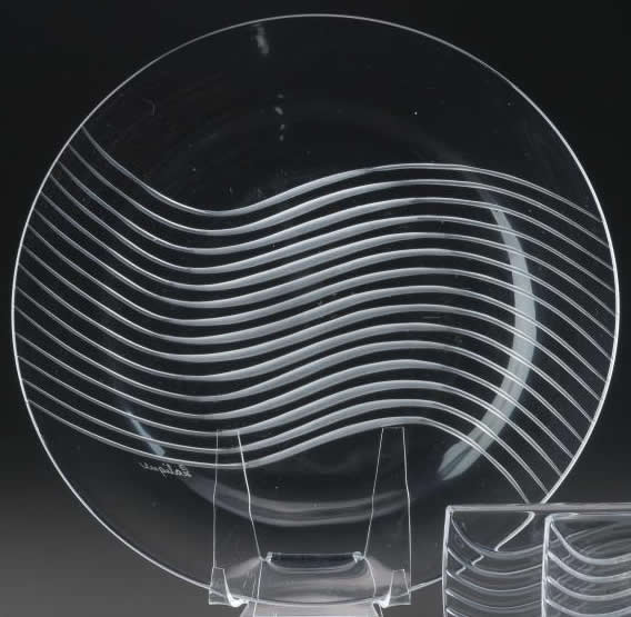 Rene Lalique Leda Plate
