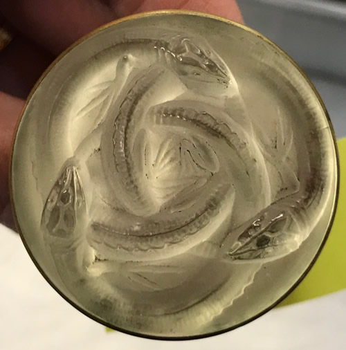 R. Lalique Lezards Stickpin