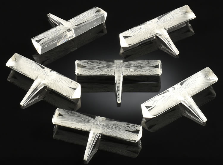 R. Lalique Libellule Knife Rest