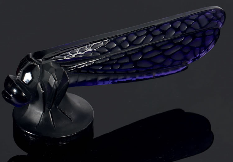 R. Lalique Libellule Petite Bouchon De Radiateur