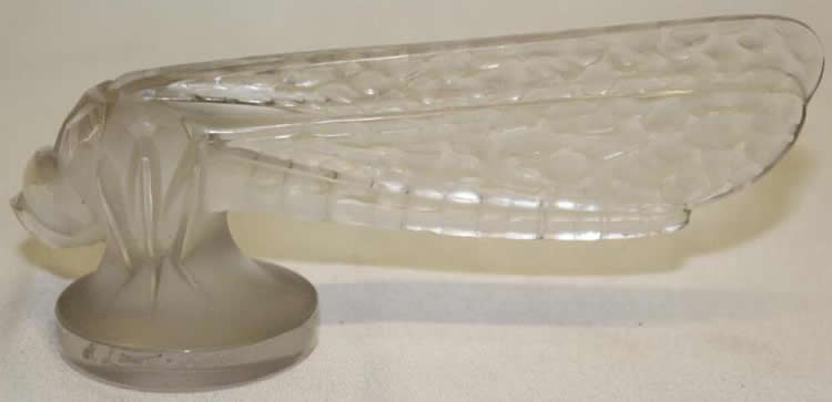 R. Lalique Libellule Petite Hood Ornament