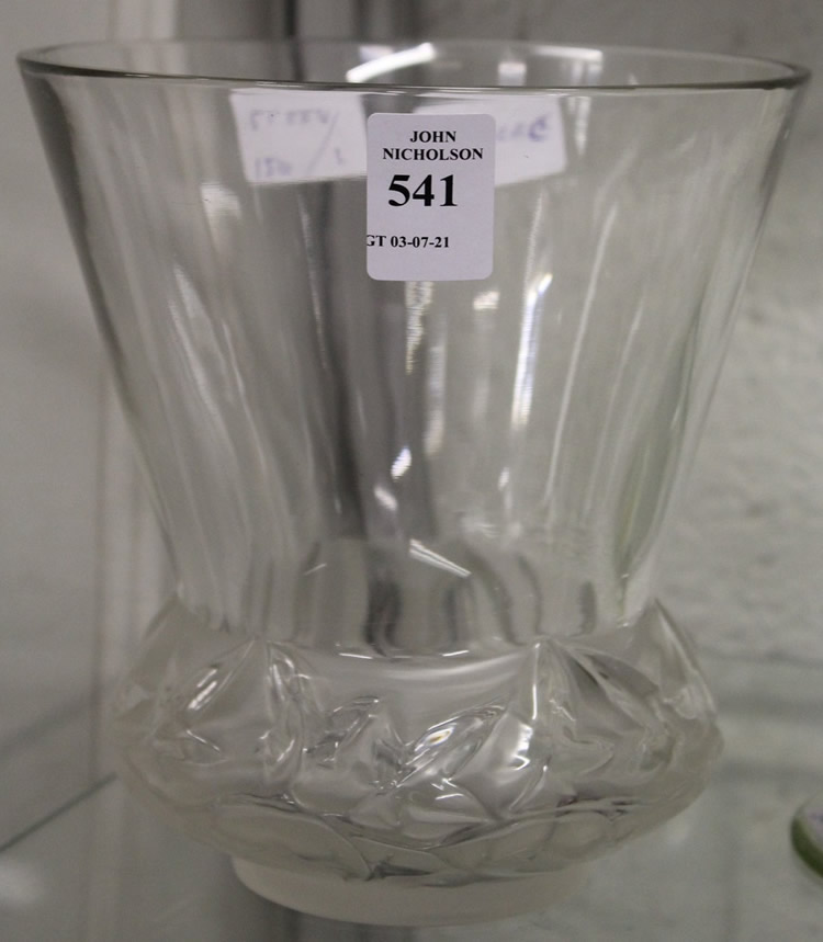 R. Lalique Lierre Vase