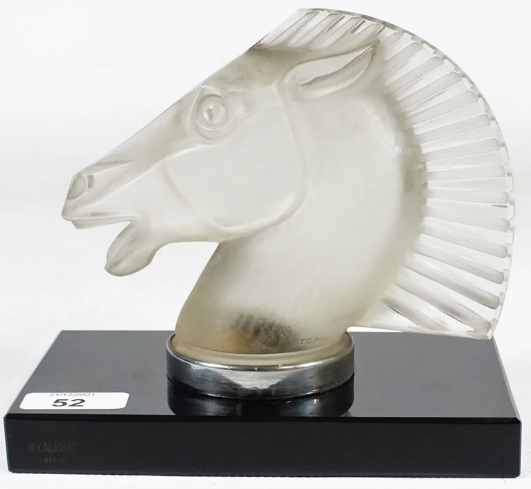 R. Lalique Longchamp-B Bookend