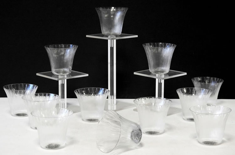 R. Lalique Lotus Tableware