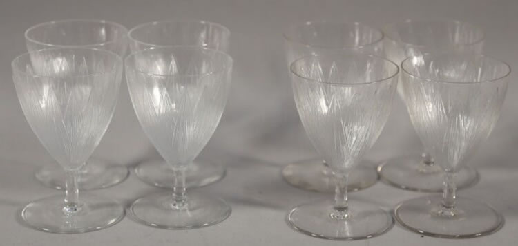 R. Lalique Lotus Glass