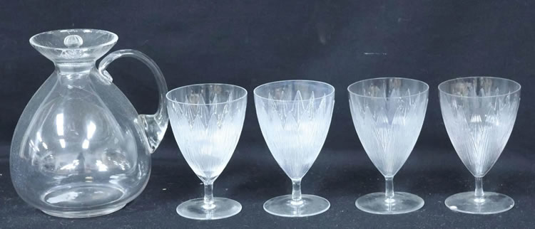 R. Lalique Lotus Tableware