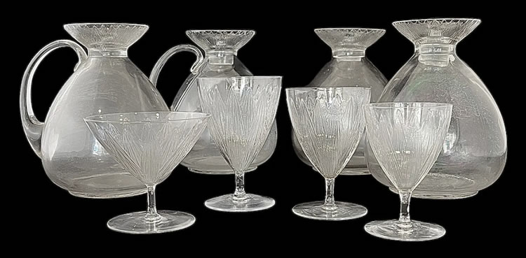 R. Lalique Lotus Tableware