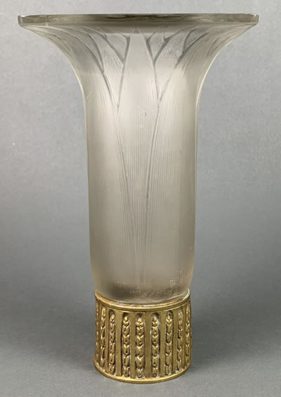 R. Lalique Lotus Vase
