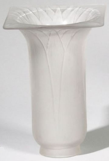R. Lalique Lotus Vase