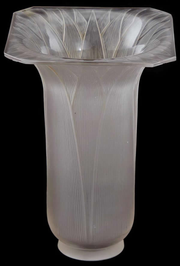 R. Lalique Lotus Vase
