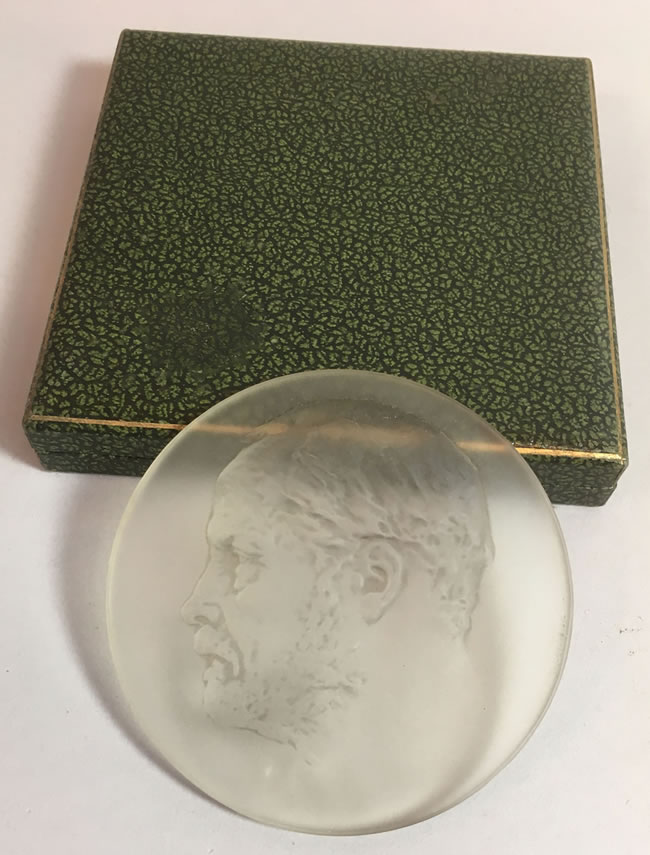 R. Lalique Louis Pasteur Medallion