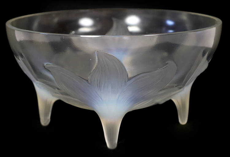 R. Lalique Lys Bowl