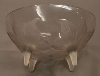 R. Lalique Lys Bowl