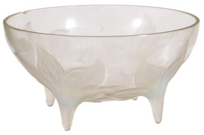 R. Lalique Lys Bowl
