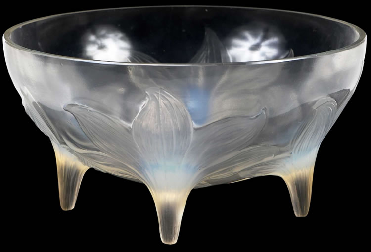 R. Lalique Lys Bowl