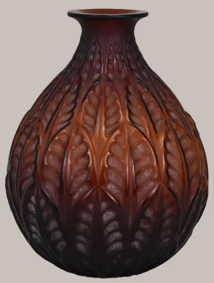 R. Lalique Malesherbes Vase