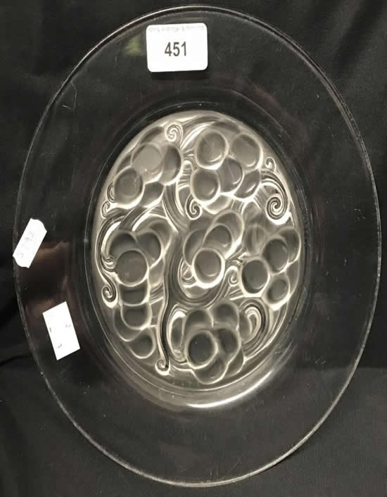 Rene Lalique Marienthal Plate 